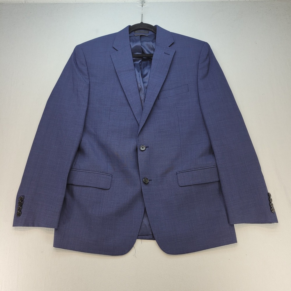 Lauren Ralph Lauren Blazer Mens 40R Blue Wool Natural Stretch Sport Coat